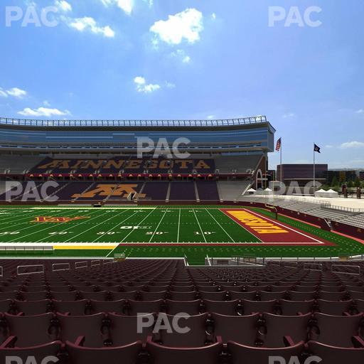 Huntington Bank Stadium - Section 108 Seat View