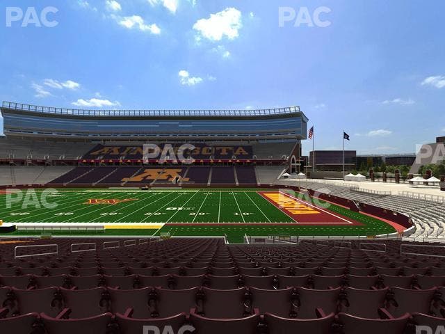 Huntington Bank Stadium - Section 108 Seat View