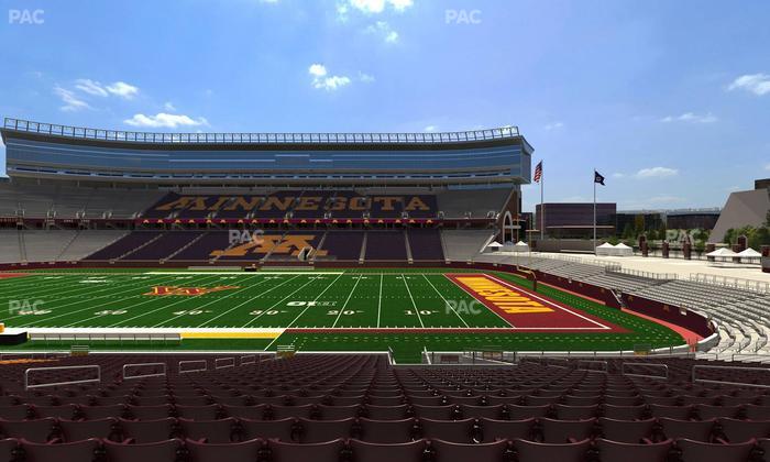 Huntington Bank Stadium - Section 108 Seat View