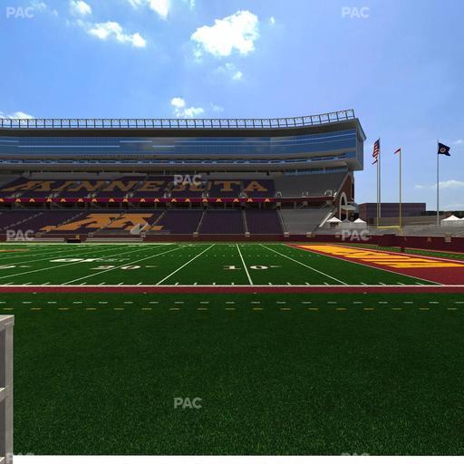 Huntington Bank Stadium - Section 108 Seat View