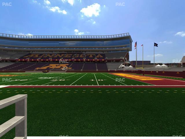 Huntington Bank Stadium - Section 108 Seat View