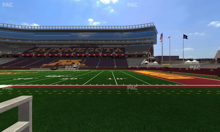 Huntington Bank Stadium - Section 108 Seat View