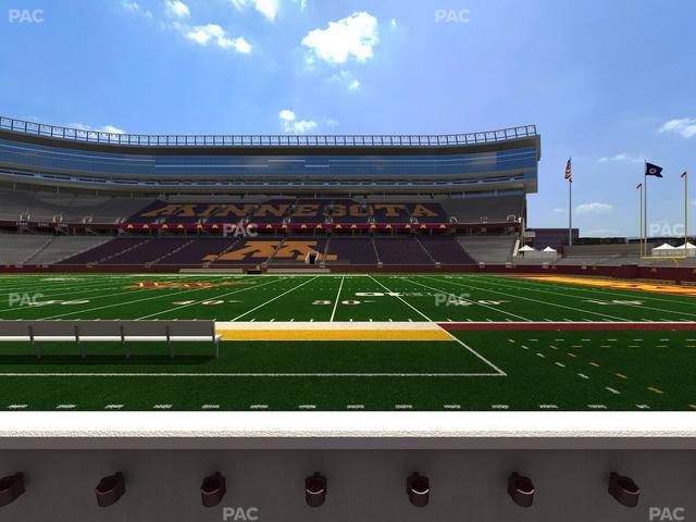 Huntington Bank Stadium - Section 109 Seat View