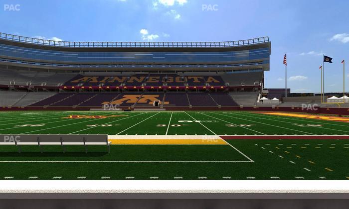 Huntington Bank Stadium - Section 109 Seat View