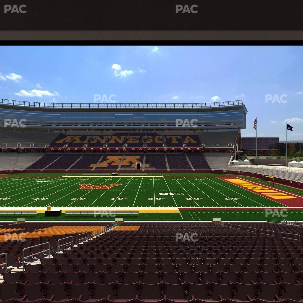 Huntington Bank Stadium - Section 109 Seat View
