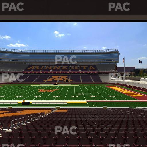 Huntington Bank Stadium - Section 109 Seat View