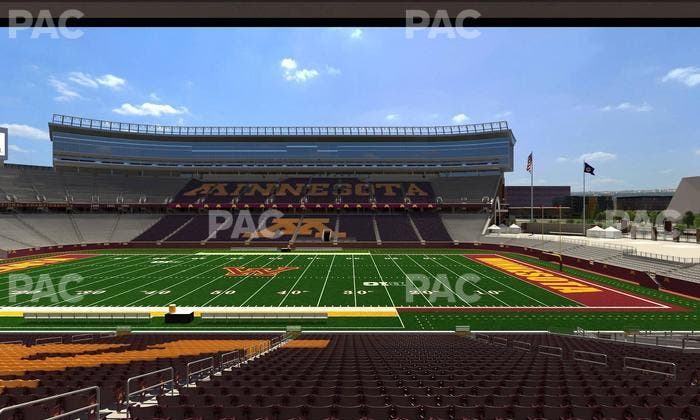 Huntington Bank Stadium - Section 109 Seat View