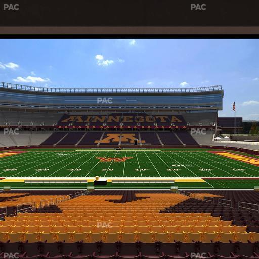 Huntington Bank Stadium - Section 110 Seat View