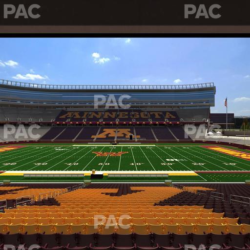 Huntington Bank Stadium - Section 110 Seat View