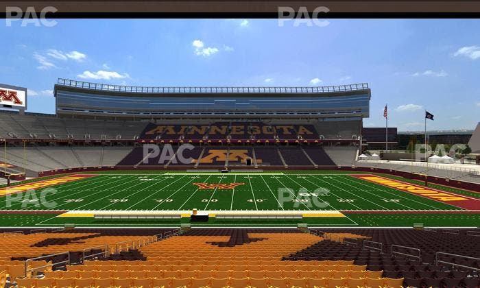 Huntington Bank Stadium - Section 110 Seat View