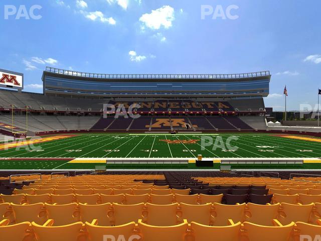 Huntington Bank Stadium - Section 111 Seat View Huntington Bank Stadium - Section 111 Seat View