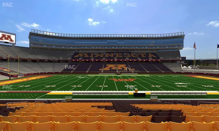 Huntington Bank Stadium - Section 111 Seat View