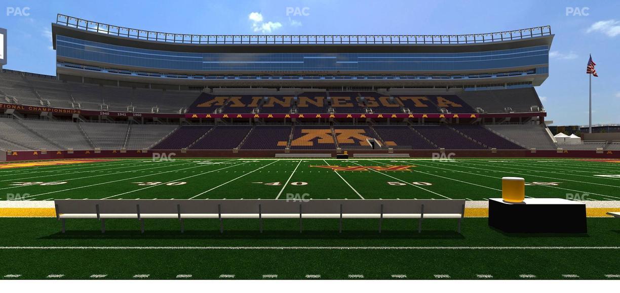 Huntington Bank Stadium - Section 111 Seat View