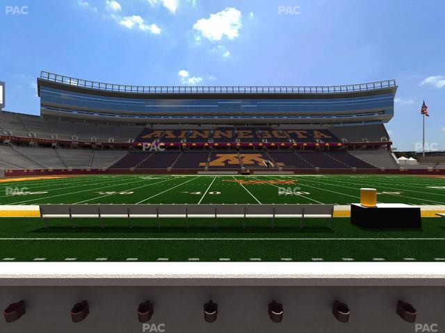 Huntington Bank Stadium - Section 111 Seat View