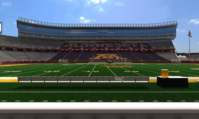 Huntington Bank Stadium - Section 111 Seat View