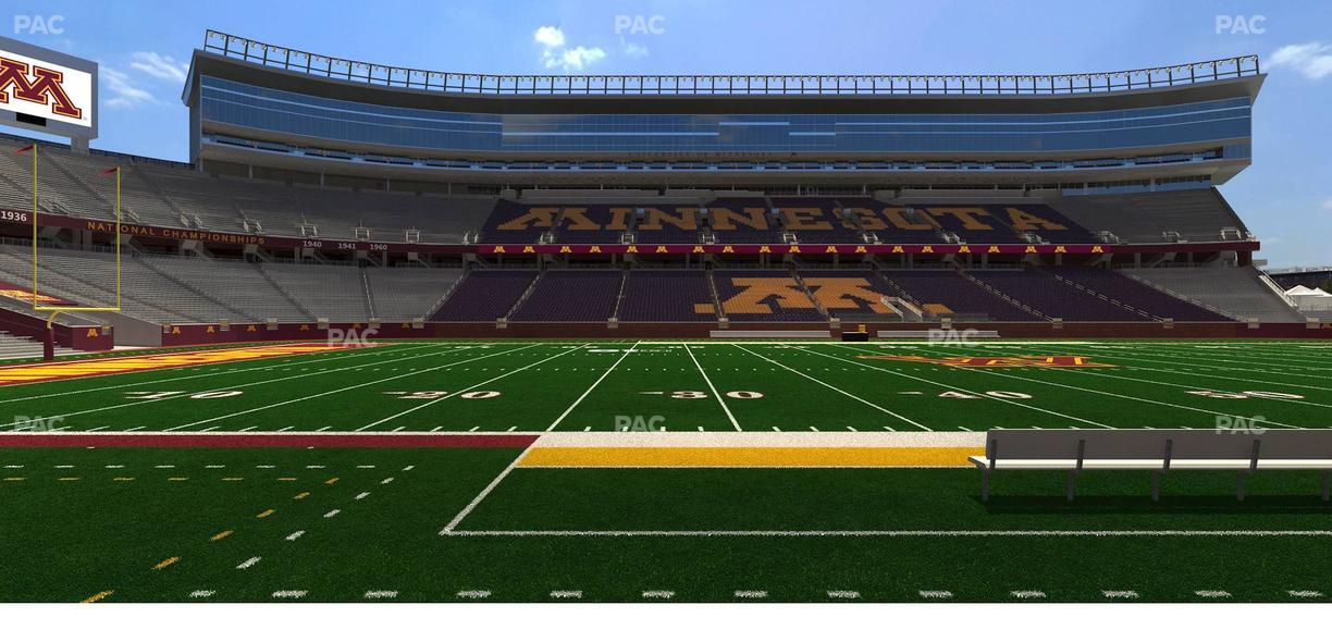 Huntington Bank Stadium - Section 112 Seat View