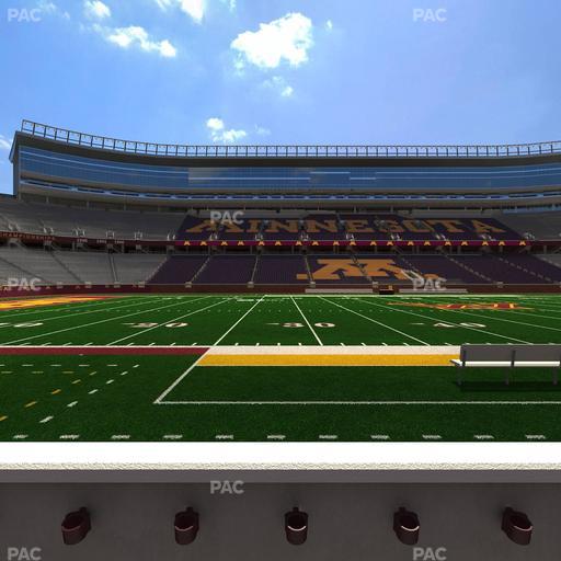 Huntington Bank Stadium - Section 112 Seat View