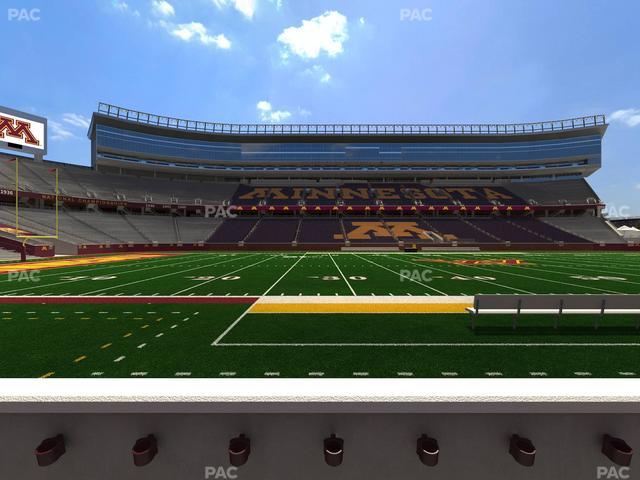 Huntington Bank Stadium - Section 112 Seat View