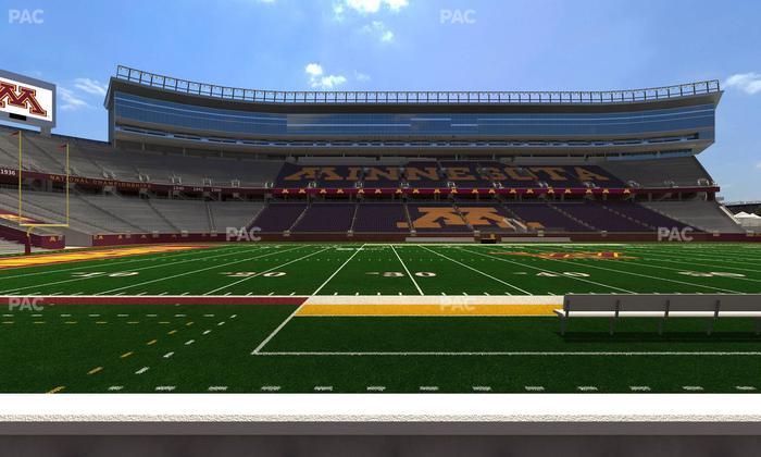 Huntington Bank Stadium - Section 112 Seat View