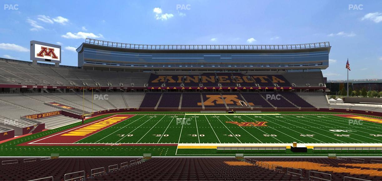 Huntington Bank Stadium - Section 112 Seat View