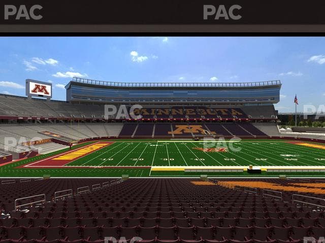 Huntington Bank Stadium - Section 112 Seat View