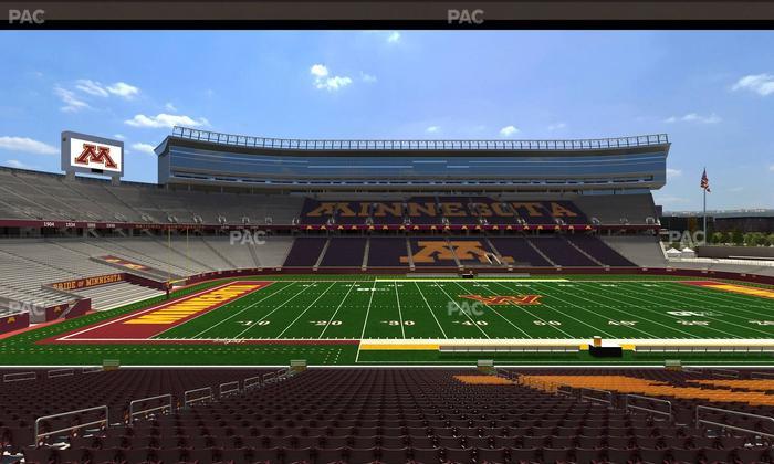 Huntington Bank Stadium - Section 112 Seat View