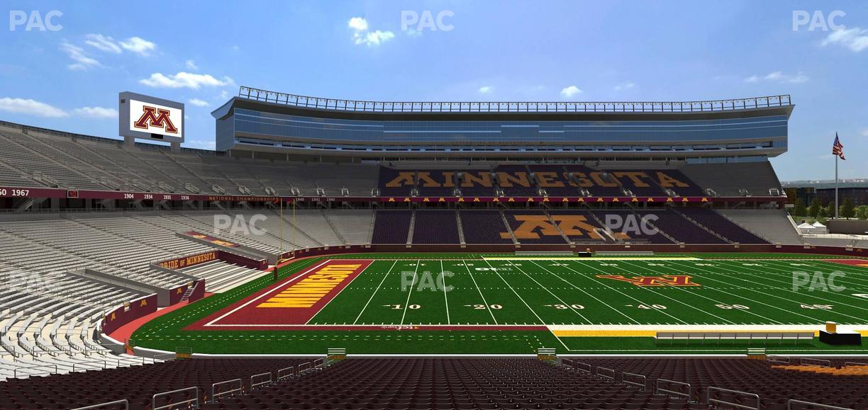 Huntington Bank Stadium - Section 113 Seat View