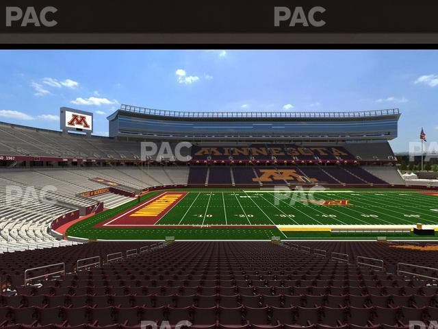 Huntington Bank Stadium - Section 113 Seat View