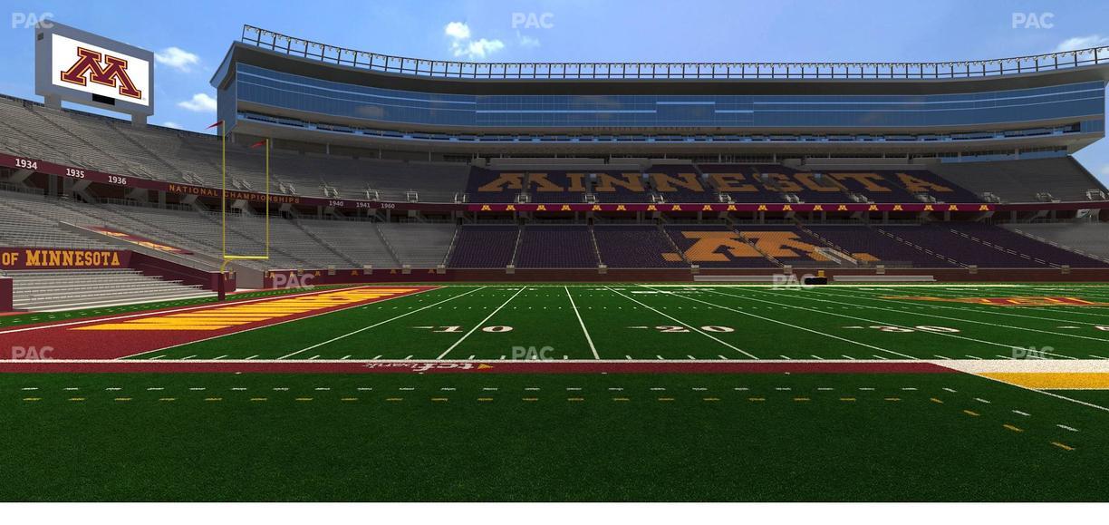 Huntington Bank Stadium - Section 113 Seat View