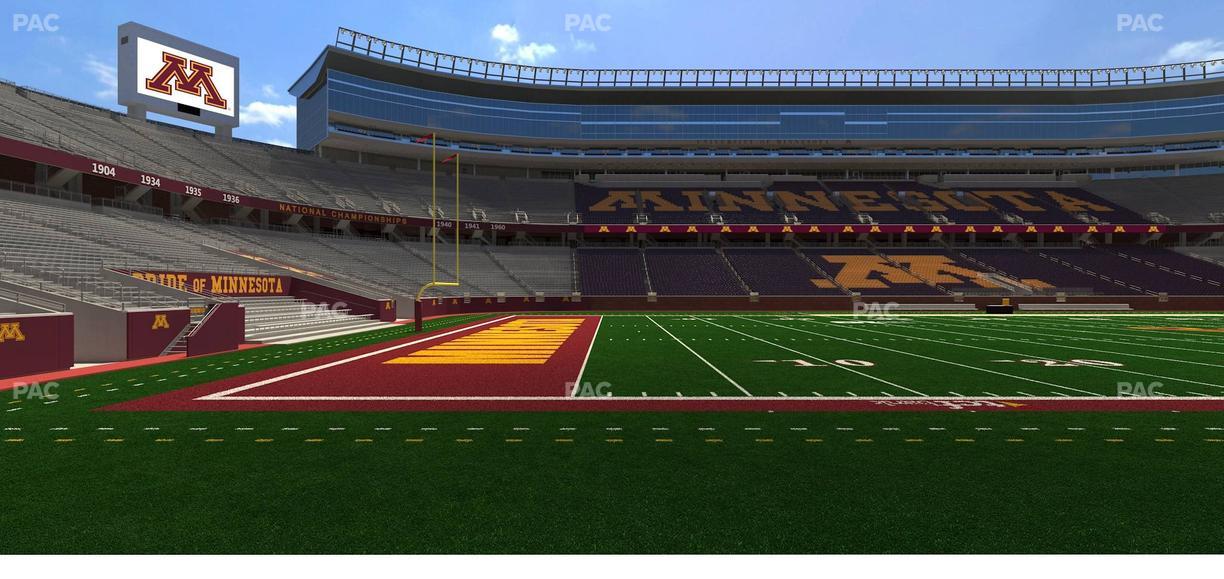 Huntington Bank Stadium - Section 114 Seat View