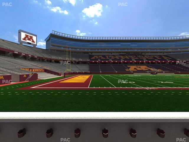 Huntington Bank Stadium - Section 114 Seat View