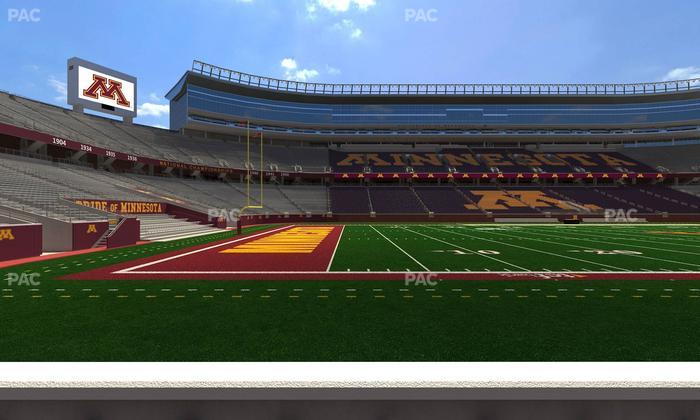 Huntington Bank Stadium - Section 114 Seat View