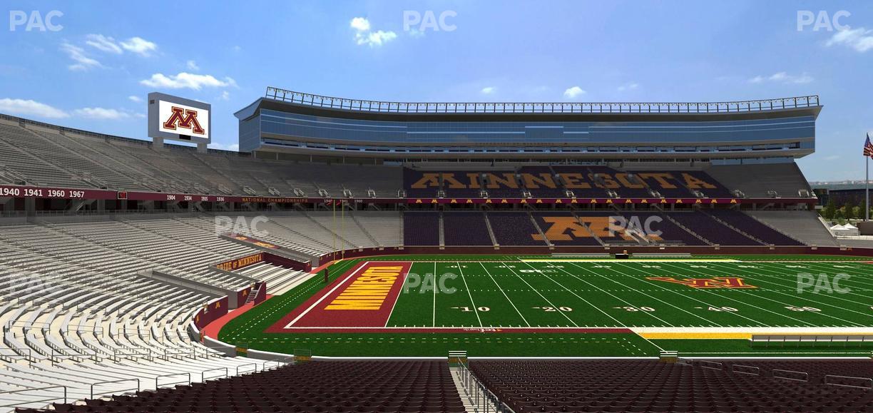 Huntington Bank Stadium - Section 114 Seat View