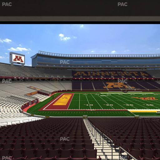 Huntington Bank Stadium - Section 114 Seat View