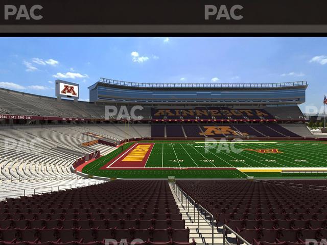 Huntington Bank Stadium - Section 114 Seat View Huntington Bank Stadium - Section 114 Seat View