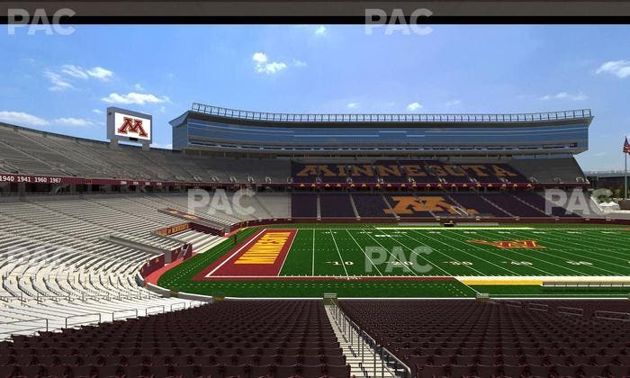 Huntington Bank Stadium - Section 114 Seat View