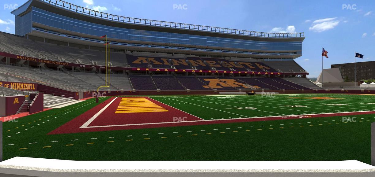 Huntington Bank Stadium - Section 115 Seat View