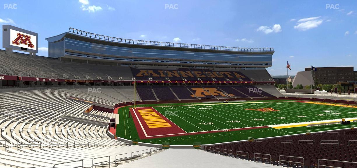 Huntington Bank Stadium - Section 115 Seat View