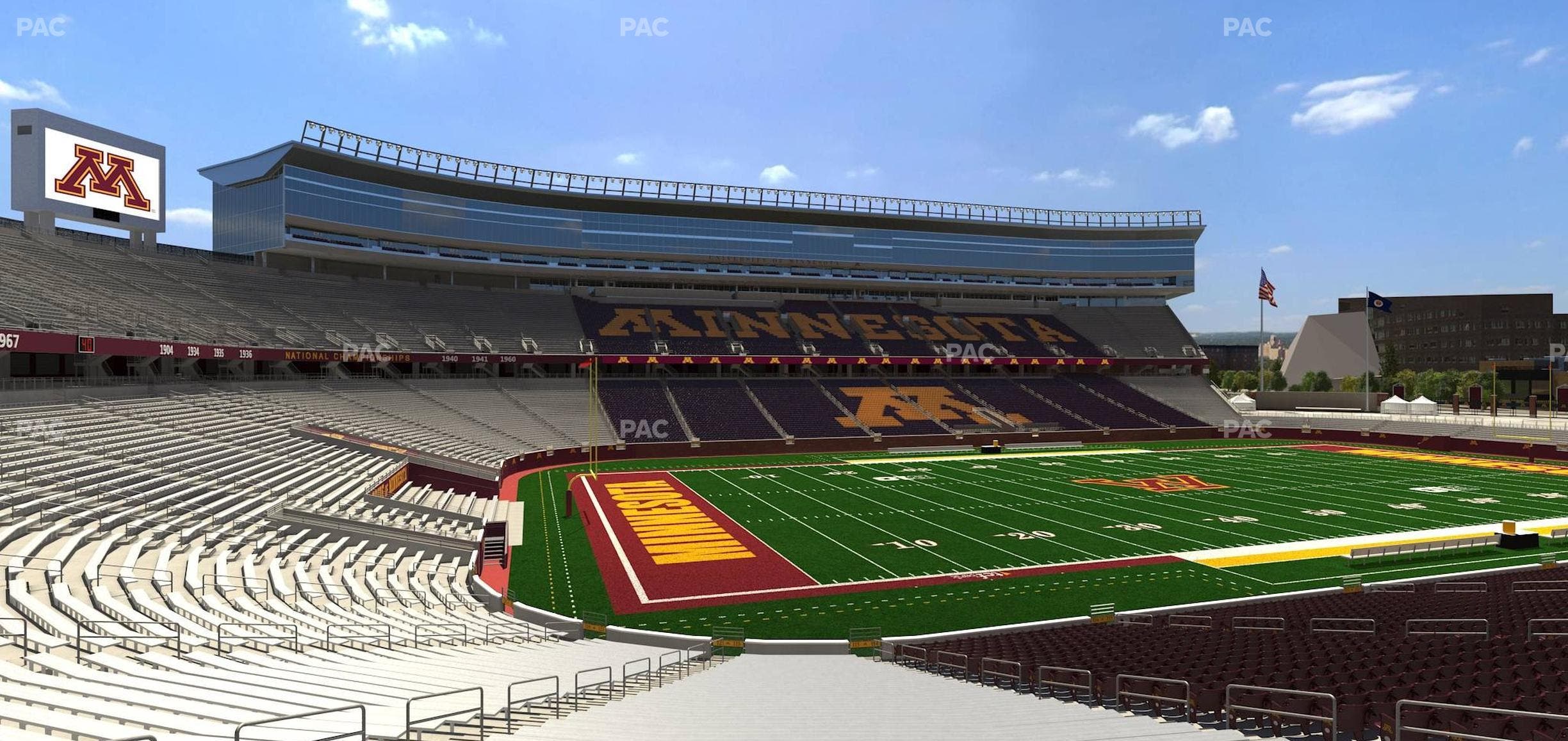 Huntington Bank Stadium - Section 115 Seat View