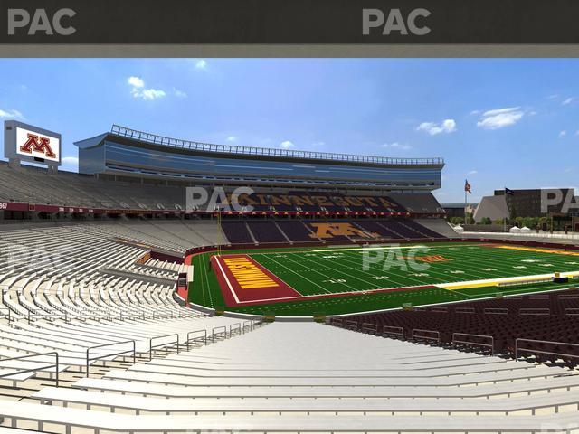 Huntington Bank Stadium - Section 115 Seat View Huntington Bank Stadium - Section 115 Seat View