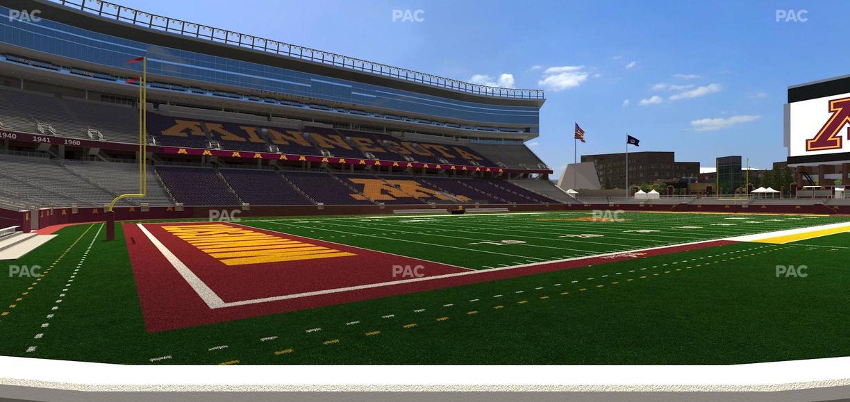 Huntington Bank Stadium - Section 117 Seat View