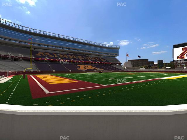 Huntington Bank Stadium - Section 117 Seat View