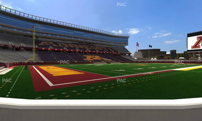 Huntington Bank Stadium - Section 117 Seat View