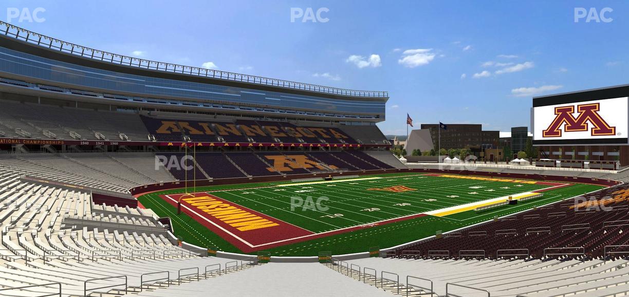 Huntington Bank Stadium - Section 117 Seat View