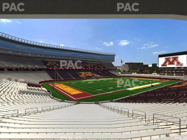 Huntington Bank Stadium - Section 117 Seat View