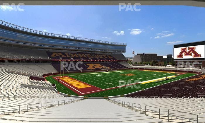 Huntington Bank Stadium - Section 117 Seat View