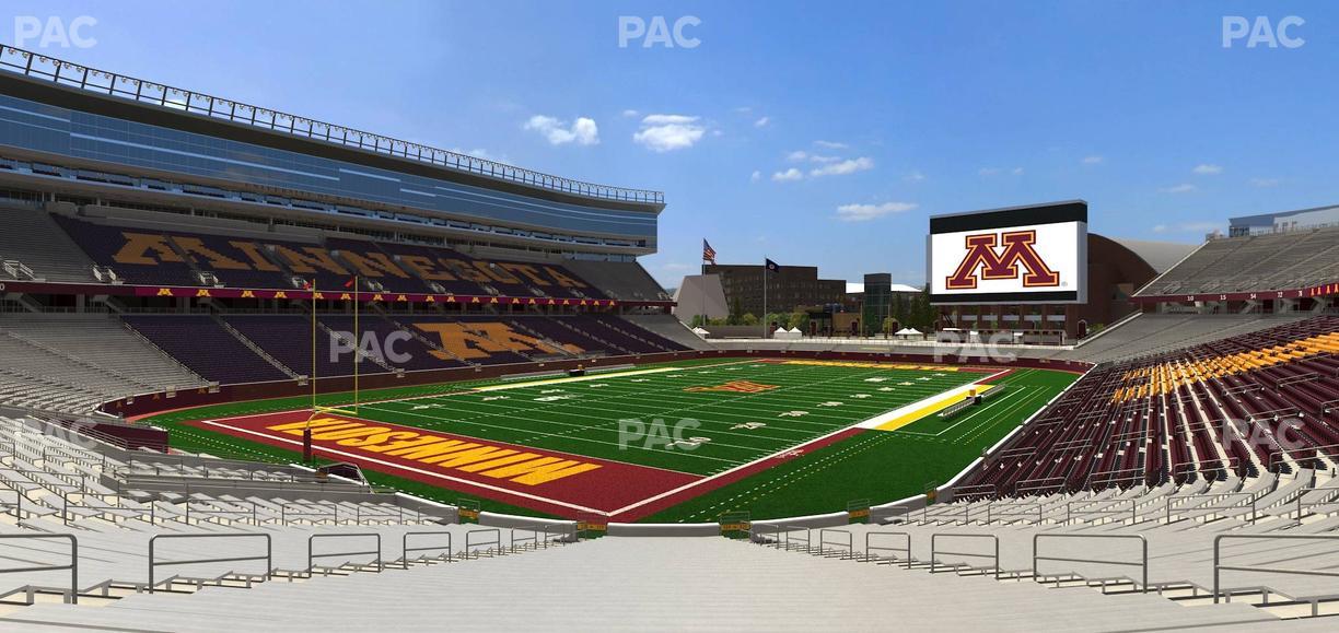 Huntington Bank Stadium - Section 119 Seat View