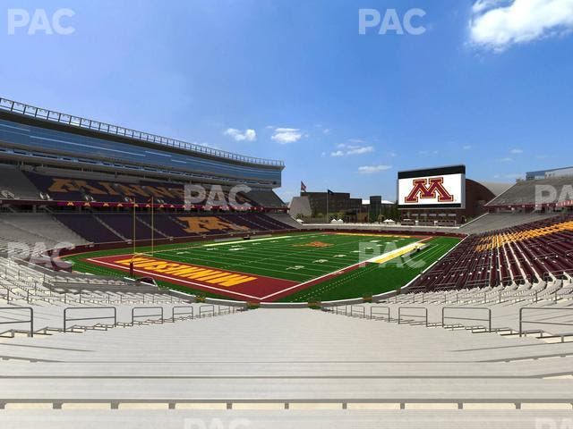 Huntington Bank Stadium - Section 119 Seat View