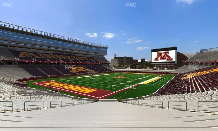 Huntington Bank Stadium - Section 119 Seat View