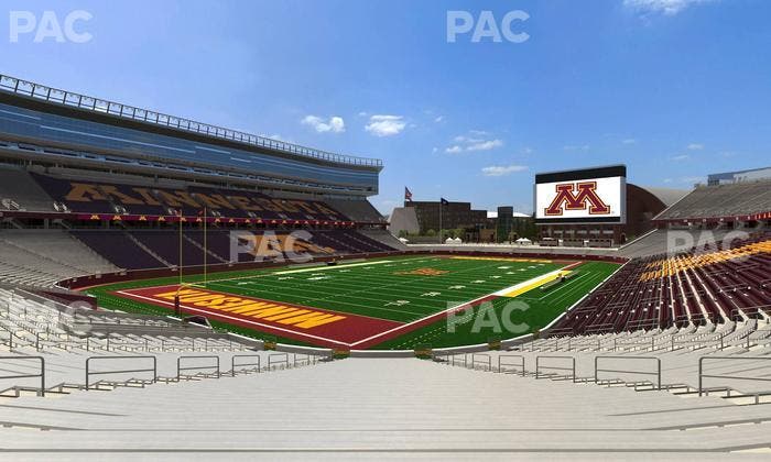 Huntington Bank Stadium - Section 119 Seat View